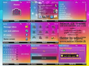colorfull theme for s40v6 phones