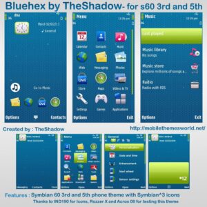 bluehex for s60v3 and s60v5 mobiles by theshadow