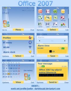 microsoft office theme for mobile phones