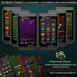 6 color on series mobile themes by theshadow