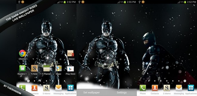 The Dark Knight Rises Android Live Wallpaper by theshadow